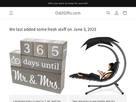 OddGifts.com website screenshot