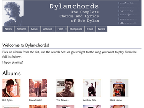 'dylanchords.com' screenshot