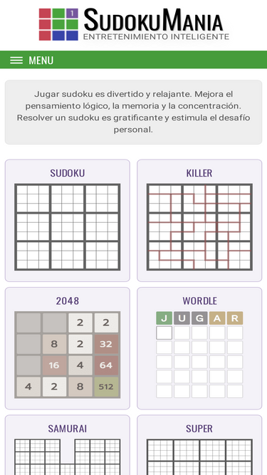 Sudoku Online gratis. Resolver un sudoku Online