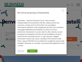 'clinicacastelli.it' screenshot