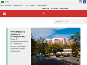 'ufjf.br' screenshot