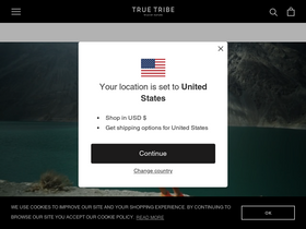 truetribe.paris homepage screenshot