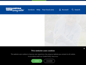 'eswater.co.uk' screenshot