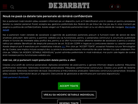 'debarbati.ro' screenshot