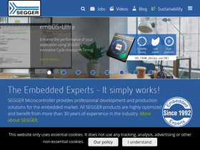 'segger.com' screenshot