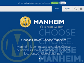 'manheim.co.uk' screenshot