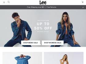 'leejeans.com.au' screenshot