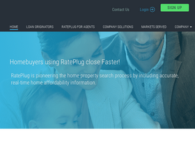 'rateplug.com' screenshot