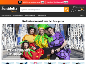 'funidelia.nl' screenshot