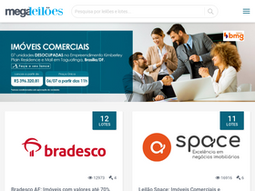'megaleiloes.com.br' screenshot