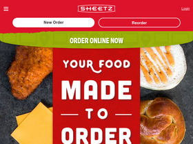 'sheetz.com' screenshot