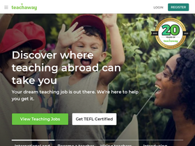 'teachaway.com' screenshot