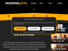 'rockstaractu.com' screenshot