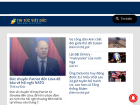 'tintucvietduc.net' screenshot