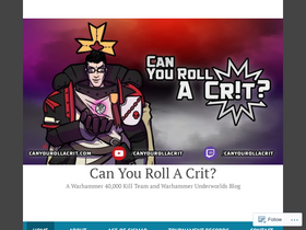 'canyourollacrit.com' screenshot