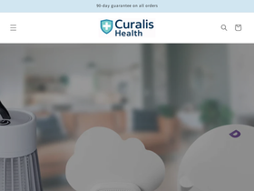 Curalishealth homepage screenshot