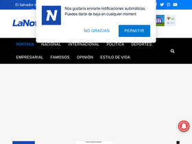 'lanoticiasv.com' screenshot
