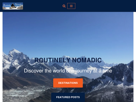 'routinelynomadic.com' screenshot