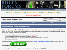 'rolexforums.com' screenshot
