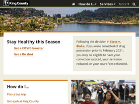 'kingcounty.gov' screenshot