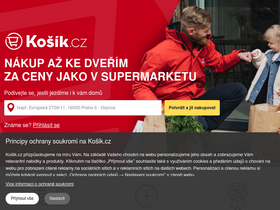 'kosik.cz' screenshot