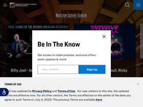 'msg.com' screenshot