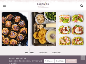 'parsnipsandpastries.com' screenshot