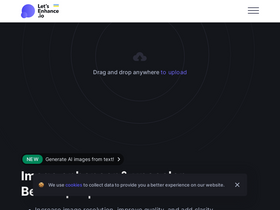 'letsenhance.io' screenshot