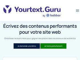 'yourtext.guru' screenshot