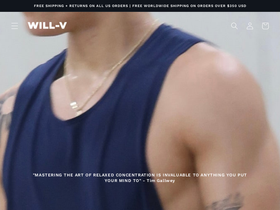 will-v.com homepage screenshot