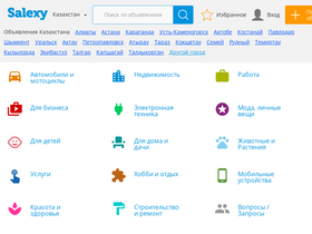 'salexy.kz' screenshot