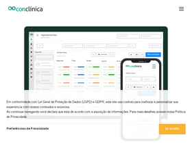 'conclinica.com.br' screenshot