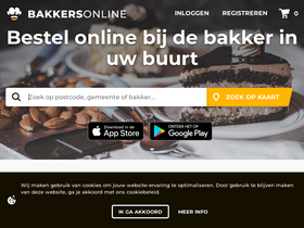 'bakkersonline.be' screenshot
