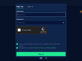 'luckybird.io' screenshot
