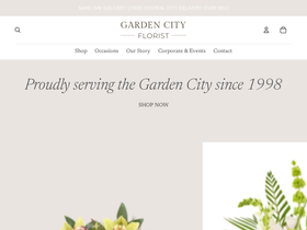 gardencityflorist.co.nz homepage screenshot