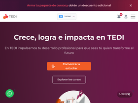 'tedivirtual.com' screenshot