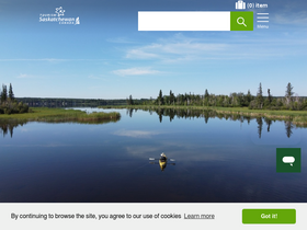 'tourismsaskatchewan.com' screenshot