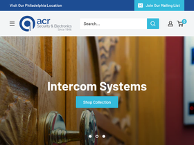 acradiosupplyinc.com homepage screenshot