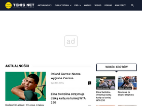 'tenis.net.pl' screenshot
