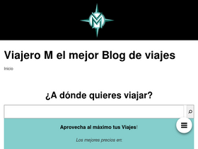 'viajerom.com' screenshot