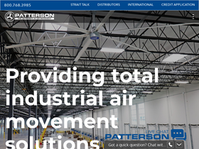 Pattersonfan homepage screenshot