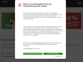 'friedrich-verlag.de' screenshot