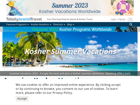 'totallyjewishtravel.com' screenshot