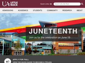 'ualr.edu' screenshot