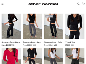 Othernormal homepage screenshot
