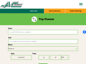'actransit.org' screenshot