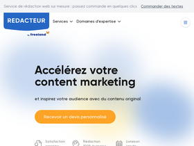 'redacteur.com' screenshot