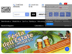'steelmodels.com' screenshot