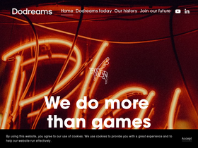 'dodreams.com' screenshot