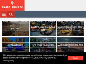 'gamejunkie.pro' screenshot